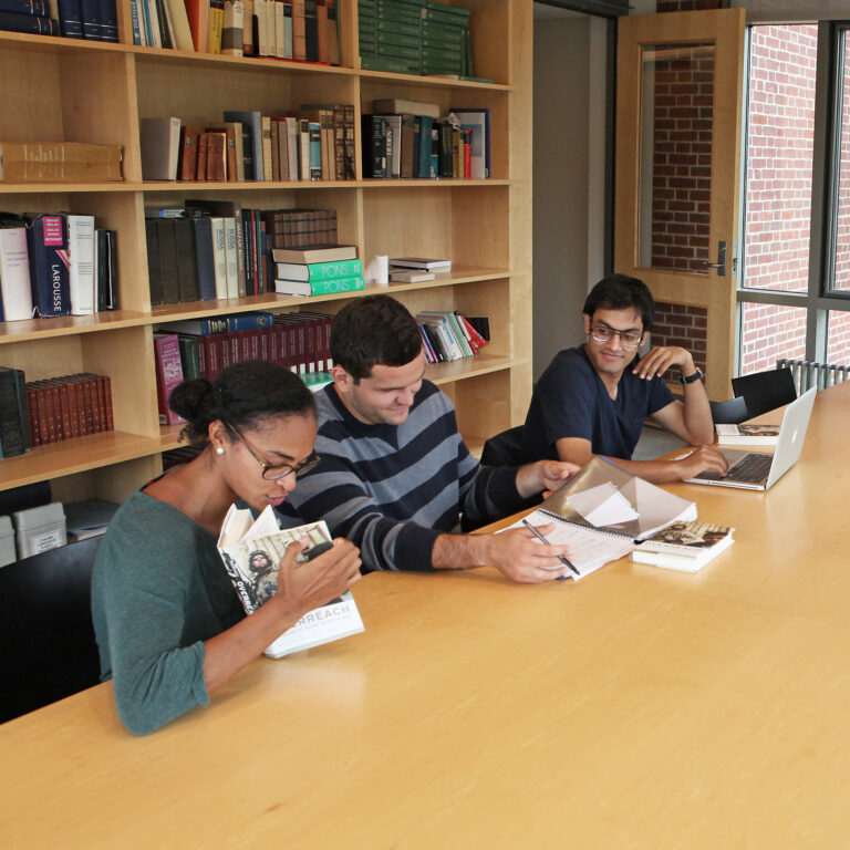 Students in a Political Science classroom