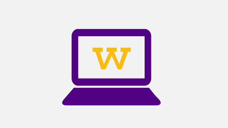 Icon of a purple laptop displaying a Williams W