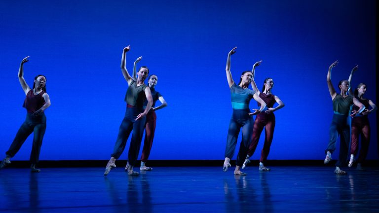 Student performers dancing in a CoDA ballet performance